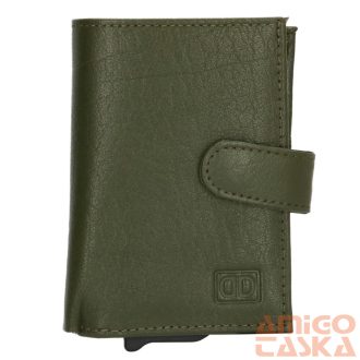 18208029 Hide and Stitches safety wallet olivazöld