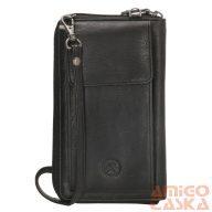 20077001 Hide & stitches paint rock telefontáska fekete