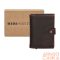20415 097 Hide and Stitches safety wallet sötétbarna