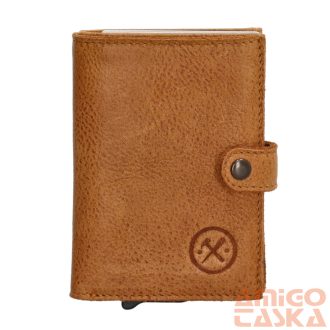 20572 114 Hide and Stitches safety wallet okkersárga