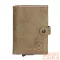 20572 031 Hide and Stitches safety wallet homok