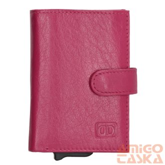 18208011 Hide and Stitches safety wallet fukszia