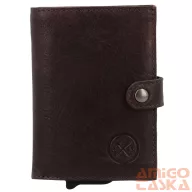 20572 097 Hide and Stitches safety wallet sötétbarna