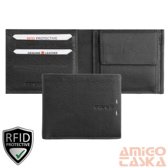347860 002 Giorgio Carelli férfi pénztárca fekete RFID