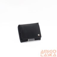 Kadro fekete puha bőr pénztárca 641920012