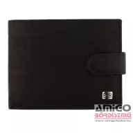 Kadro fekete patentos férfi puha bőr pénztárca 647797012