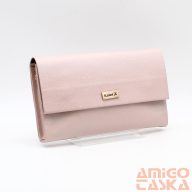   Kalet rózsaszín / hologramos női rostbőr nagy alkalmi táska