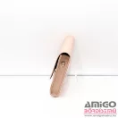 Kalet rosegold / rücskös női rostbőr nagy alkalmi válltáska