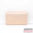 Kalet rosegold / rücskös női rostbőr nagy alkalmi válltáska