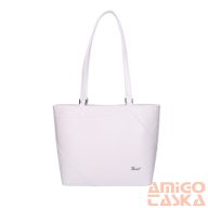   Karen fehér / virágmintás női rostbőr válltáska 1522 edda