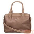 Karen világosbarna / bronz márványos rostbőr női kézi / válltáska 1688 kola