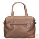 Karen világosbarna / bronz márványos rostbőr női kézi / válltáska 1688 kola