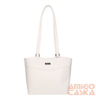   Karen fehér / virágmintás rostbőr női válltáska 1693 ce-adamin