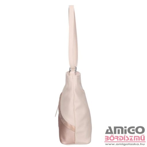 Karen bézs erezett / rosegold erezett / rosegold márványos rostbőr női válltáska d643ce-zonia