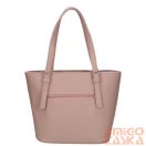 Karen púder erezett / rosegold lézervágott rostbőr női válltáska mawra d-657-l