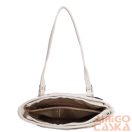 Karen púder erezett / rosegold lézervágott rostbőr női válltáska mawra d-657-l