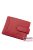 La scala piros fekvő patentos női bőr kártyatartó ad01/t