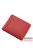 La scala piros fekvő bőr női kártyatartó ad01