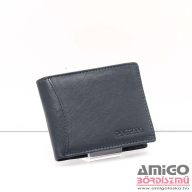 La scala sötétkék fekvő bőr kártyatartó ad01