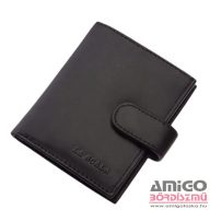 La scala fekete álló patentos bőr kártyatartó ad1008/t