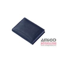 La scala sötétkék álló bőr kártyatartó ad30808