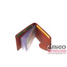 La scala piros patentos fekvő bőr kártyatartó ad30809/t