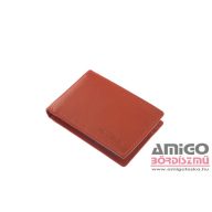 La scala piros fekvő bőr kártyatartó ad30809