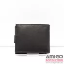 La scala fekete patentos férfi puha bőr pénztárca adcr-60