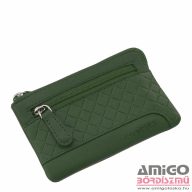 La scala sötétzöld cipzáras kulcstartó dgn9073