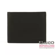 La scala fekete férfi puha bőr pénztárca dk-50/a