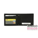 La scala fekete férfi puha bőr pénztárca dk-50/a