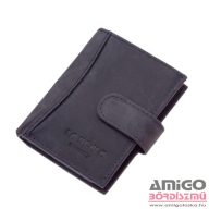 La scala kék patentos álló bőr kártyatartó lsh2038/t