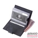 La scala kék patentos álló bőr kártyatartó lsh2038/t