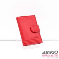 La scala piros álló patentos bőr kártyatartó tgn2038/t