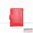 La scala piros álló patentos bőr kártyatartó tgn2038/t