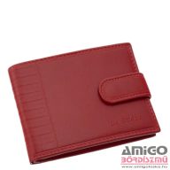 La scala piros patentos bőr pénztárca vne-9/t