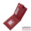 La scala piros patentos bőr pénztárca vne-9/t