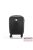 Leonardo da vinci fekete műanyag négy kerekű mini bőrönd 3036