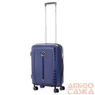   Leonardo da vinci sötétkék polypropylén négy kerekű kicsi bőrönd pp602