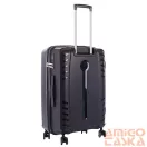 Leonardo da vinci sötétkék polypropylén négy kerekű kicsi bőrönd pp602