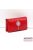 Lewitzky piros / lakk / matt / csillámos swarovski ezüst körköves triplacipzáras pénztárca
