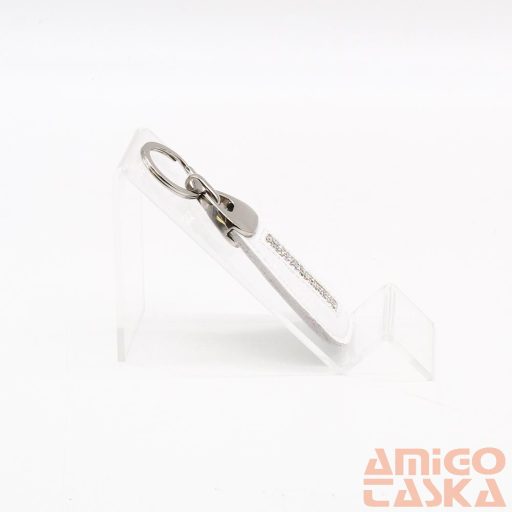 Lewitzky fehér lakk csepp swarovski köves kulcstartó