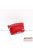 Lewitzky sötét piros / gyűrt lakk két cipzáras swarovski köves bőr kulcstartó