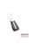Lewitzky sötétbarna lakk / krokkómintás ovális kellékes swarovski köves kulcstartó