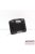 Lewitzky fekete lakk krokkómintás swarovski egyenes köves kívül cipzáras kicsi női bőr pénztárca