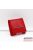 Lewitzky sötét piros / gyűrt lakk / piros matt swarovski egysorosköves kicsi női bőr pénztárca