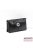 Lewitzky fekete gyűrt lakk / velúr mintás swarovski körköves triplacipzáras pénztárca