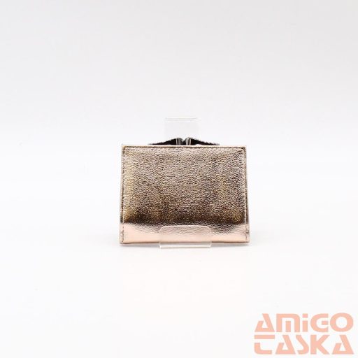 Lorenti rosegold kívül keretes mini női bőr pénztárca 55287-mst/4331