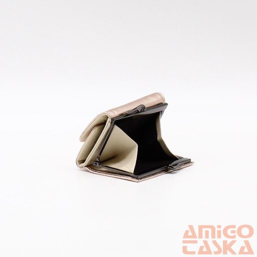 Lorenti rosegold kívül keretes mini női bőr pénztárca 55287-mst/4331