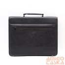 Műbőr fekete aktatáska 8015-006